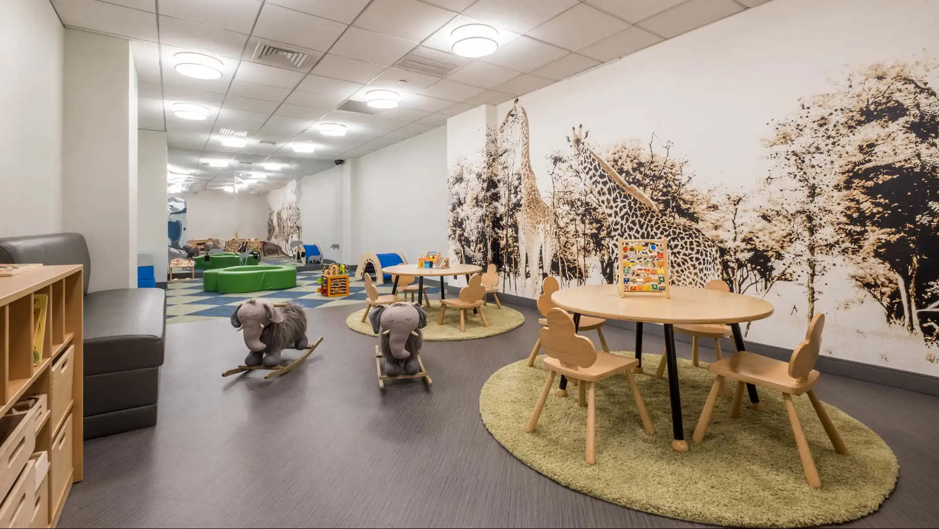 Riverside Playroom Amenity Space Interior Design